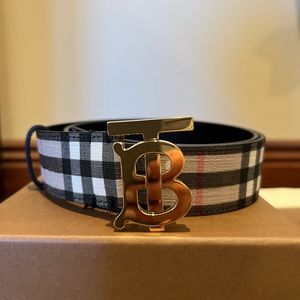 Burberry Women’s Check Belt